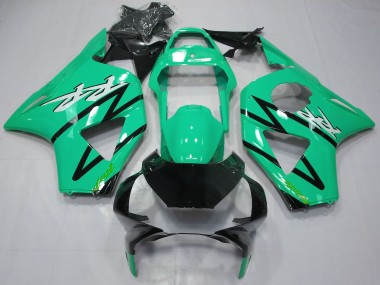 2002-2003 Honda CBR954RR Motorcycle Fairings - Teal Blue Glossy Black UK