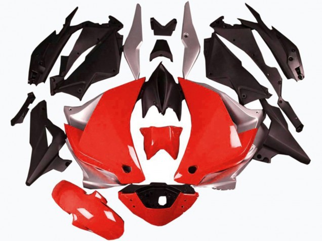 2011-2015 Honda CBR250RR Motorcycle Fairings - Silver Red UK