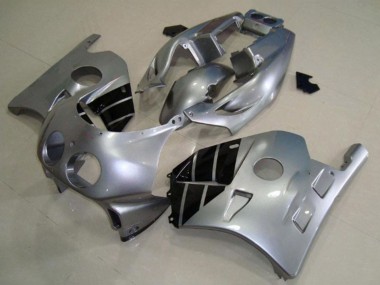 1990-1998 Honda CBR250RR Motorcycle Fairings - Silver Glossy Black UK
