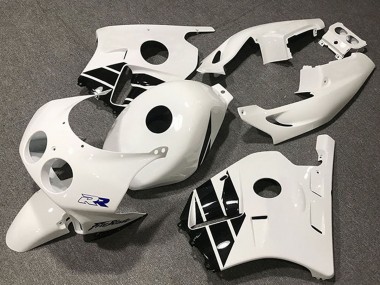 1990-1998 Honda CBR250RR Motorcycle Fairings - White Glossy Black UK