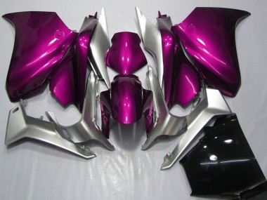 2010-2014 Honda VFR 1200 Motorcycle Fairings - Silver Pink UK
