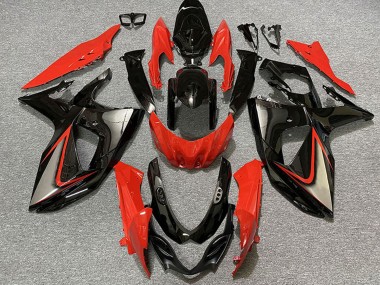 2009-2016 Suzuki GSXR 1000 Motorcycle Fairings - Red Black UK