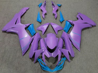 2011-2024 Suzuki GSXR 600 / GSXR 750 Motorcycle Fairings - Purple Light Blue UK