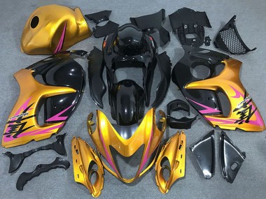 2008-2020 Suzuki GSXR 1300 Motorcycle Fairings - Gold Pink Black UK