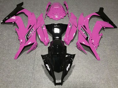 2011-2015 Kawasaki ZX10R Motorcycle Fairings - Pink Glossy Black UK