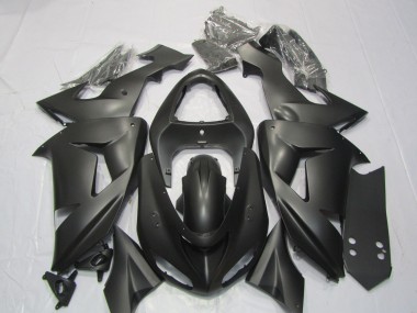 2006-2007 Kawasaki ZX10R Motorcycle Fairings - Matte Black UK