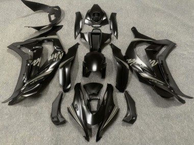 2016-2020 Kawasaki ZX10R Motorcycle Fairings - Matte Black Grey Ninja UK