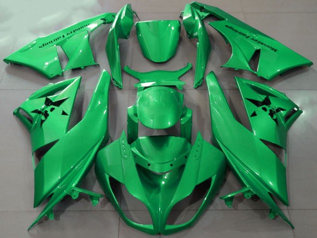 2009-2012 Kawasaki ZX6R Motorcycle Fairings - Green UK