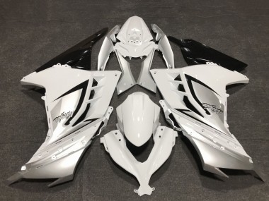 2013-2024 Kawasaki Ninja 300 Motorcycle Fairings - Glossy White Silver Black UK