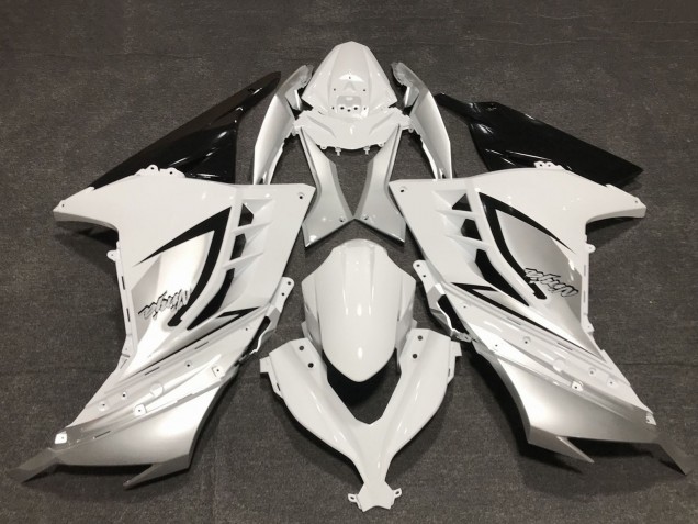 2013-2024 Kawasaki Ninja 300 Motorcycle Fairings - Glossy White Silver Black UK