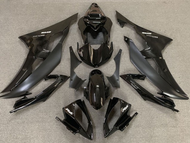 2008-2016 Yamaha R6 Motorcycle Fairing Kits - Glossy Black Matte Black UK