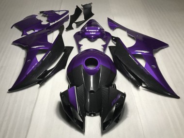 2008-2016 Yamaha R6 Motorcycle Fairings - Purple Carbon Fiber Style UK