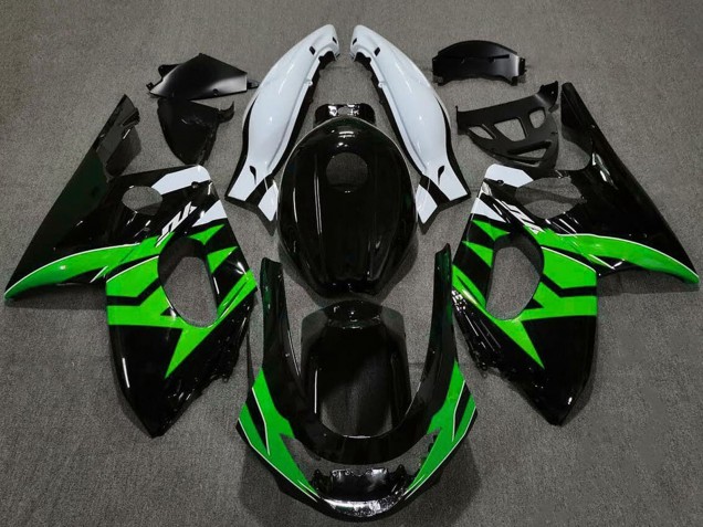1996-2007 Yamaha YZF600R Thundercat Motorcycle Fairings - Glossy Black Green White UK