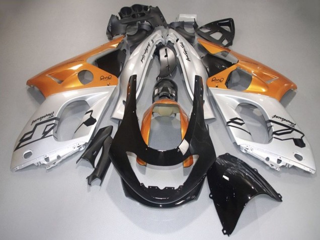 1996-2007 Yamaha YZF600R Thundercat Motorcycle Fairings - Silver Orange Black UK