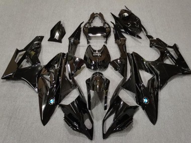 2009-2014 BMW S1000RR Motorcycle Fairings - Glossy Black UK