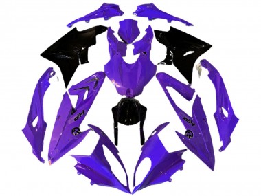 2009-2014 BMW S1000RR Motorcycle Fairings - Purple Glossy Black HP UK