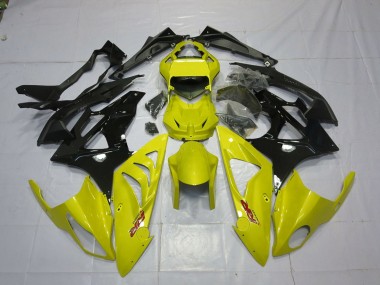 2009-2014 BMW S1000RR Motorcycle Fairings - Yellow Glossy Black UK