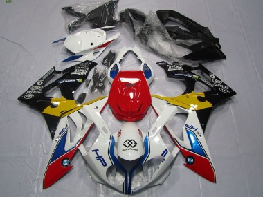 2009-2014 BMW S1000RR Motorcycle Fairings - White Yellow Red Black Blue HP UK