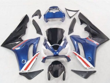 2006-2008 Triumph Daytona 675 Motorcycle Fairings - Blue White Red Glossy Black UK