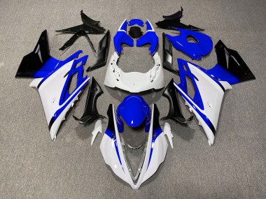 2013-2016 Triumph Daytona 675 Motorcycle Fairings - White Blue Glossy Black UK