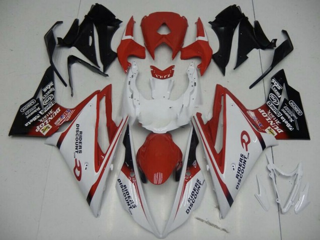 2013-2016 Triumph Daytona 675 Motorcycle Fairing - White Red Glossy Black UK