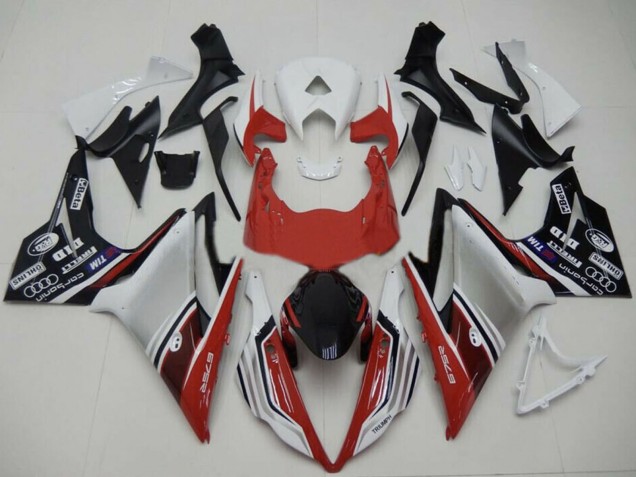 2013-2016 Triumph Daytona 675 Motorcycle Fairings - White Red Silver Glossy Black UK