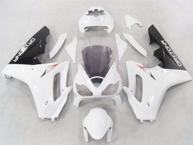 2006-2008 Triumph Daytona 675 Motorcycle Fairings - White Glossy Black UK