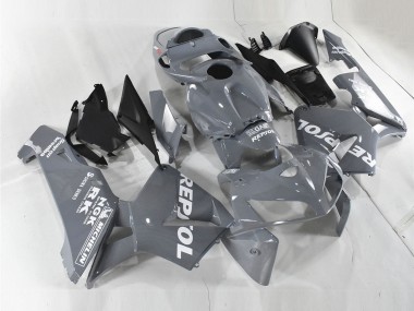2005-2006 Honda CBR600RR Motorcycle Fairings - Nardo Grey White Repsol UK