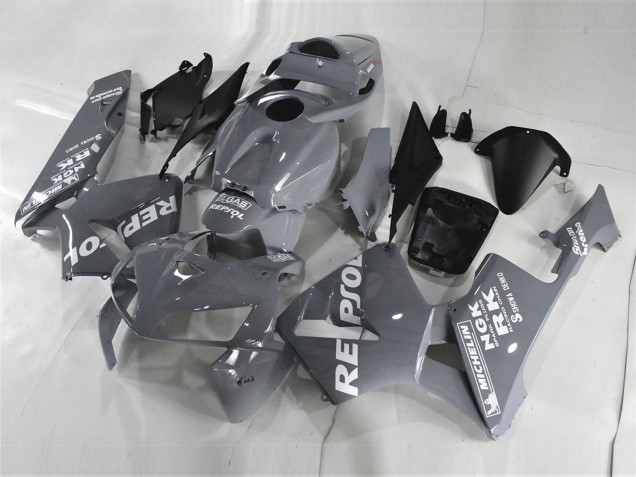2005-2006 Honda CBR600RR Motorcycle Fairings - Nardo Grey White Repsol UK