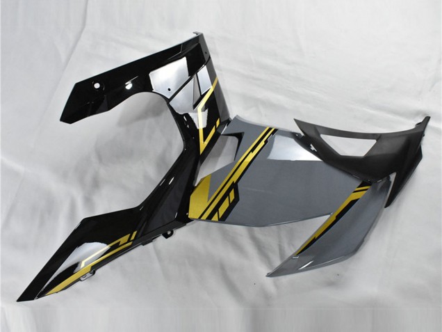 2018-2024 Kawasaki Ninja 400 Motorcycle Fairings - Nardo Grey Gold Black UK