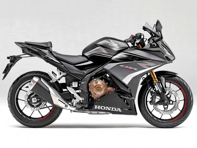 2022 Honda CBR400R Motorcycle Fairings - White Matte Black UK