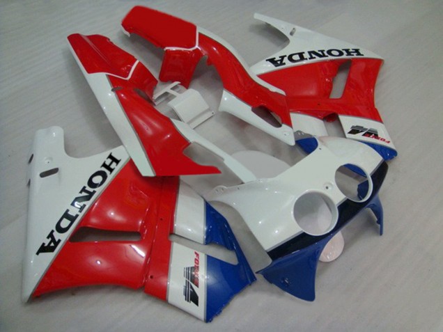 1988-1992 Honda VFR400R NC30 Motorcycle Fairings - White Red Blue UK