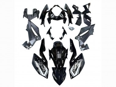 2018-2024 Kawasaki Z400 Motorcycle Fairings - Glossy Black UK