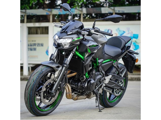 2020-2023 Kawasaki Ninja Z650 Motorcycle Fairings - Black Green UK