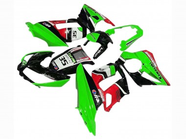 2010-2016 Kawasaki Z1000SX Motorcycle Fairings - Green Red Glossy Black Elf 35 UK