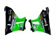 1998-2003 Kawasaki ZZR600 Motorcycle Fairings - Green Black Monster Elf UK