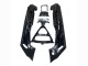 1993-2007 Kawasaki ZZR400 Motorcycle Fairings - Glossy Black Gold Ninja UK