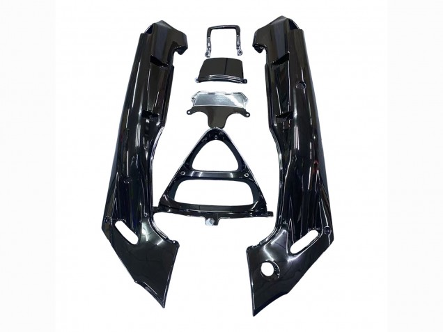 1998-2003 Kawasaki ZZR600 Motorcycle Fairings - Glossy Black Gold Ninja UK