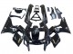 1998-2003 Kawasaki ZZR600 Motorcycle Fairings - Glossy Black Gold Ninja UK