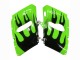 1993-2007 Kawasaki ZZR400 Motorcycle Fairings - Green Glossy Black Flame UK