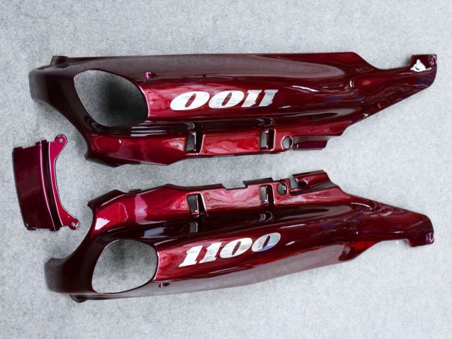 1993-2003 Kawasaki ZZR1100 Motorcycle Fairing - Dark Red UK