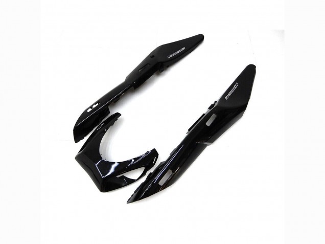 2007-2009 Kawasaki GTR1400/ZG1400 Motorcycle Fairings - Matte Black Green Lines UK