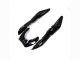 2007-2009 Kawasaki GTR1400/ZG1400 Motorcycle Fairings - Matte Black Green Lines UK