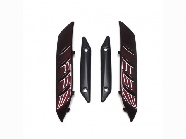 2007-2009 Kawasaki GTR1400/ZG1400 Motorcycle Fairings - Maroon Red Black UK