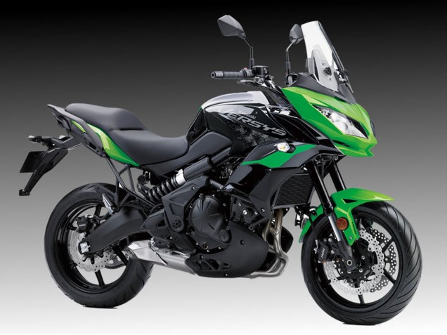 2015-2021 Kawasaki Versys 650 Motorcycle Fairings - Green Black VERSYS UK