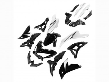 2022-2025 Kawasaki Versys 650 Motorcycle Fairings - Glossy Black White UK