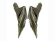 2022-2025 Kawasaki Versys 650 Motorcycle Fairings - Dark Green Black UK