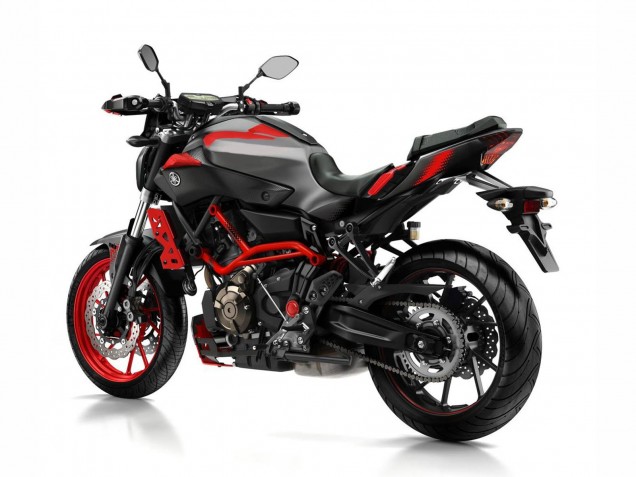 2012-2017 Yamaha MT07/FZ07 Motorcycle Fairings - Grey Red UK