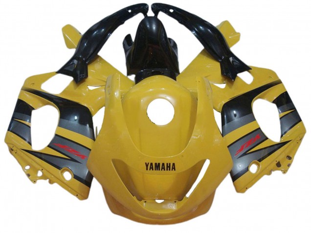 1996-2007 Yamaha YZF600R Thundercat Motorcycle Fairings - Yellow Grey Black UK
