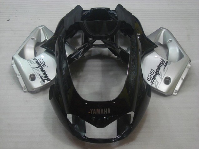 1997-2007 Yamaha YZF 1000R Thunderace Motorcycle Fairings - Black Silver Thunderace UK